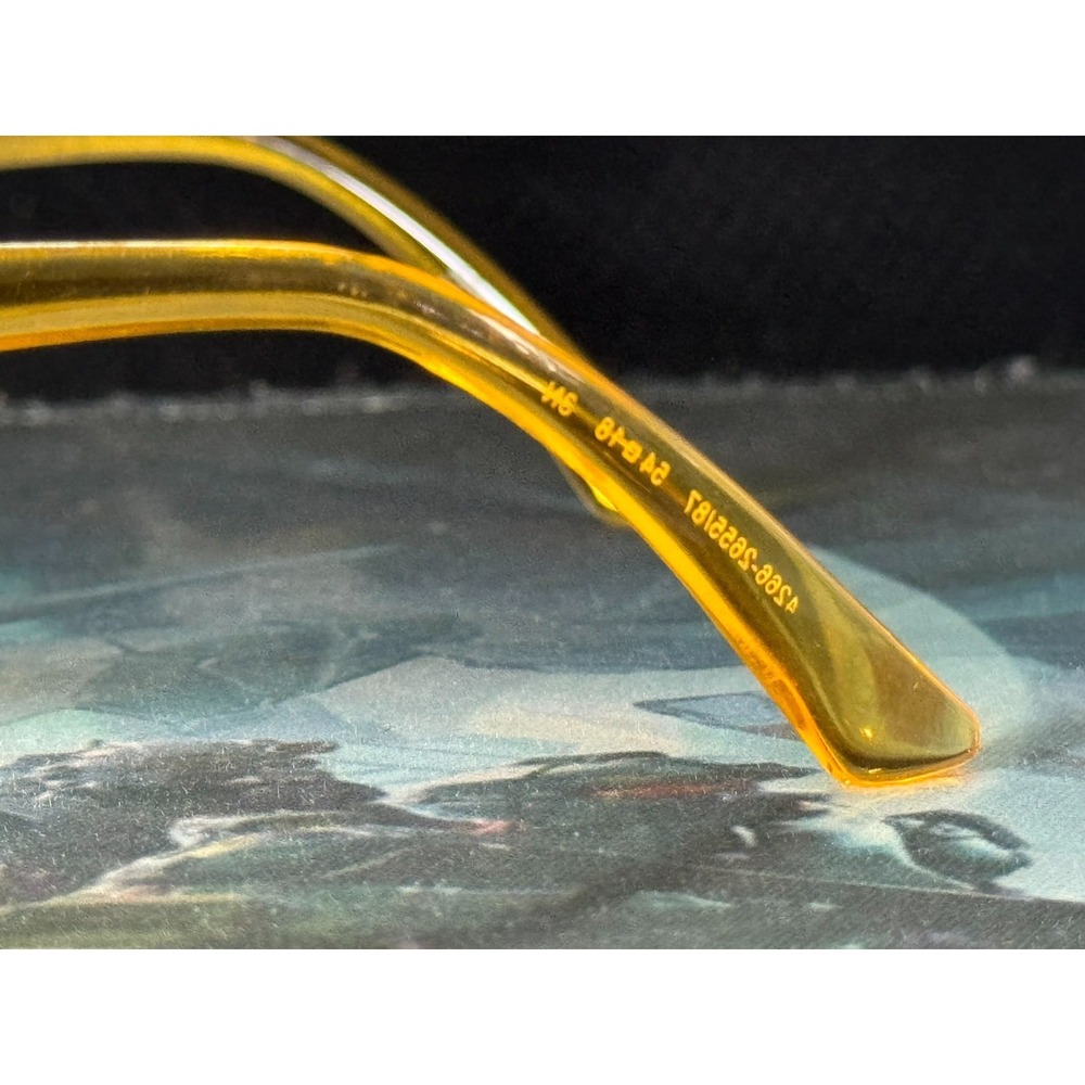 Arnette Lizard 4266-2655/87 Unisex Yellow Full Rim Eyeglasses Frame 54-18-145 - Picture 16 of 16